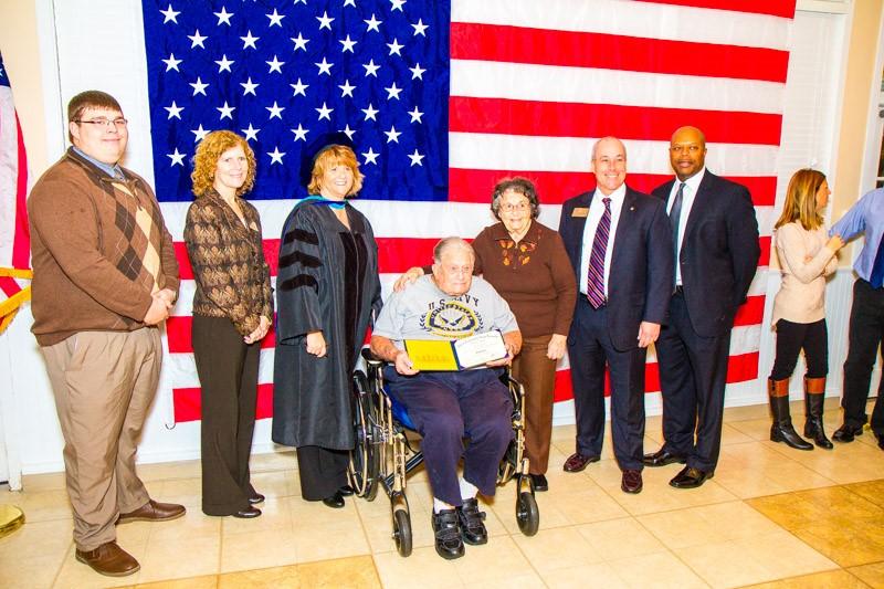 Veteran honored with diploma