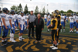 What does it take to pull off a Friday night football game? A lot of planning, coordination, and hard work, according to Joliet West Activity and Athletic Director Steve Millsaps. Photo courtesy of jths.org. 