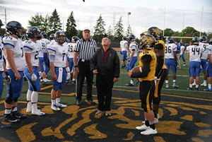 What does it take to pull off a Friday night football game? A lot of planning, coordination, and hard work, according to Joliet West Activity and Athletic Director Steve Millsaps. Photo courtesy of jths.org.