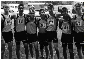 The 2015 Joliet West Boys Cross Country team is a perfect example of a team that never stops working. Photo courtesy of @Tigersdistance on Twitter. 