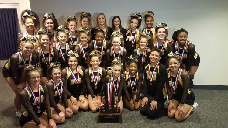 West cheerleaders take State title