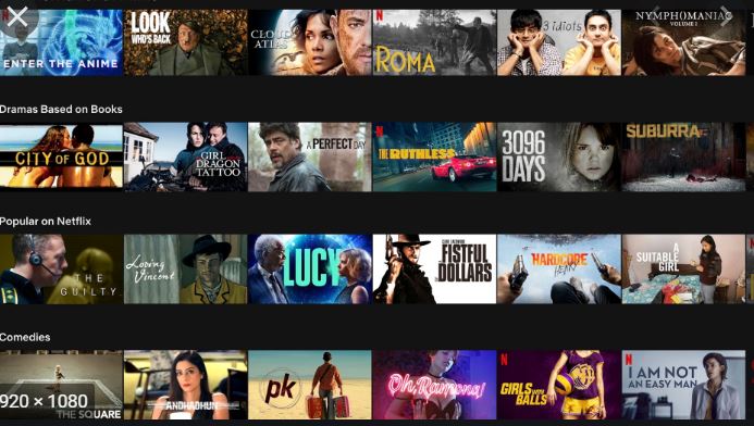 International Films on Netflix