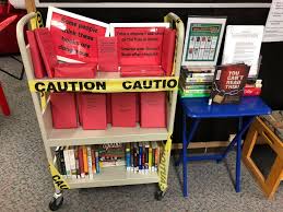 @JTWestLibrary always highlights Banned Book Week to encourage students to check out the titles for themselves. 