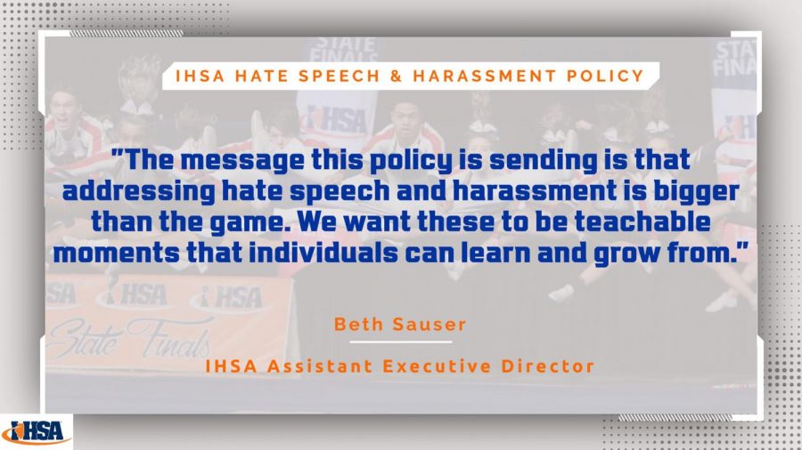 IHSA policy to further protect students against hate speech & harassment