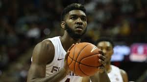 Bull’s 4th overall draft pick, Patrick Williams shooting
	a free throw for the Florida State Seminoles.
	