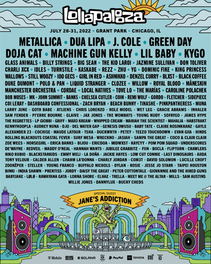 Lollapalooza announces lineup Tiger Tales