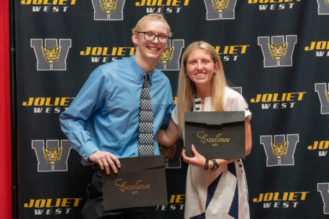 Bates and Kittl, named the Class of 2023 Mr. and Ms. Alpha Omega.  Photo Courtesy of VIP.