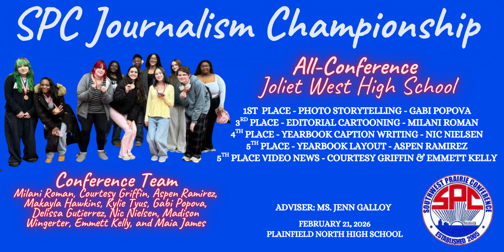 Joliet West Journalists Forge Success at SPC Conference